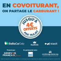 Des incitations financires pour les covoitureurs du Genevois franais
