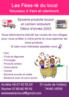 Epicerie produits locaux et camion ambulant