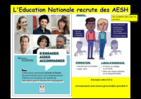 L'Education Nationale recrute des AESH